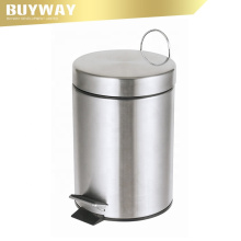 Size of stainless steel metal trash bin dustbin